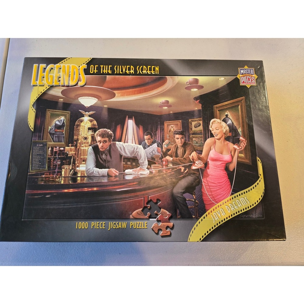MasterPieces Legends of the‎ Silver Screen Java Dreams 1000 Piece Jigsaw Puzzle